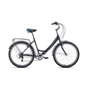 Лёгкий, удобный и безопасный, складной велосипед Forward Sevilla 26 2.0 (2020) не представляет сложности для хранения в квартире и транспортировки в автомобиле. 
 
 Рама Hi-Ten, складная произведена из стали, благодаря чему она отличается износостойкостью