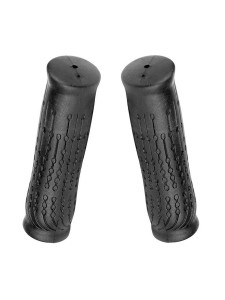 Грипсы XH-G34 125mm, черные/150076. Грипсы XH-G34, длина 125 мм, материал Kraton, цвет черный. Материал обеспечивает защиту от ударов и долгосрочное использование. Эргономичная конструкция повышает прочное сцепление, а также комфорт и безопасность на марш