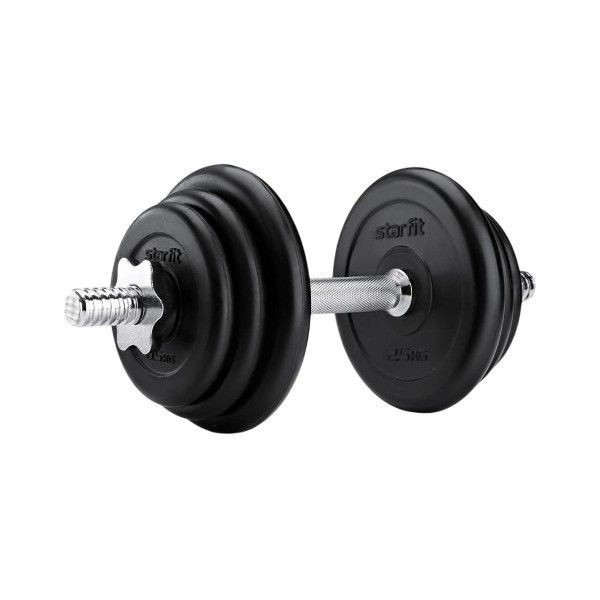 Гантель разборная обрезиненная в коробке  DB-716, 10 кг