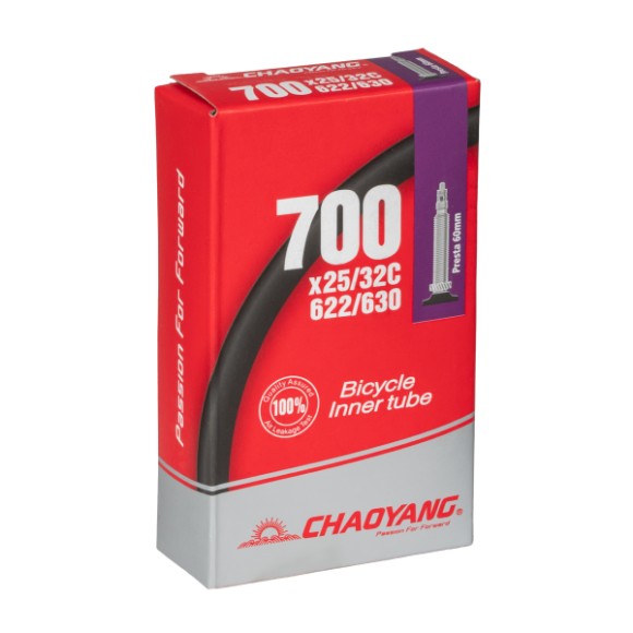 Велокамера 28' Chao Yang 700x25/32C F/V 60мм/650057 Велокамера 28' Chao Yang 700x25/32C F/V 60мм/650057