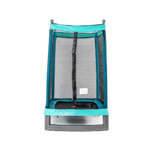 Детский батут DFC MONKEY сине-зелёного цвета предназначен для домашнего использования. Имеет компактные размеры и оснащён защитной сеткой.