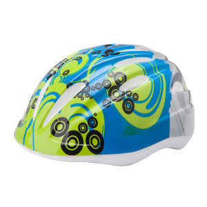 Шлем защитный HB6-3_d (out-mold) серо-сине-салатовый S/600109