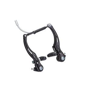 Тормоз ободной VBR-131S V-образный ПЕРЕДНИЙ сталь черный/510172. Тормоз ободной VBR-131S V-образный, передний, рычаги 110 мм. Простые и надежные тормоза для горных велосипедов начального уровня. Их легко настроить и обслужить в случае износа колодок. Длин