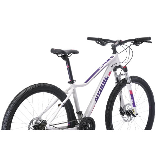 Велосипед Stark'21 Viva 27.2 D белый/фиолетовый