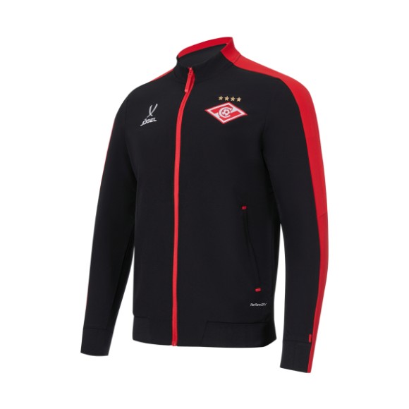 Куртка парадная Jogel PREMIER PerFormDRY Spartak Woven Jacket-K, черный Куртка парадная Jogel PREMIER PerFormDRY Spartak Woven Jacket-K, черный