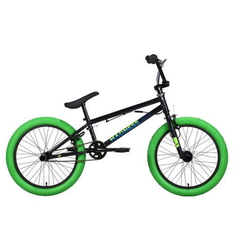 Велосипед Stark'22 Madness BMX 2 черный/зеленый/голубой HQ-0014410