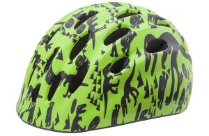 Шлем защитный HB10 черно-зеленый/600091