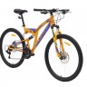 Велосипед Stark'24 Jumper FS 27.1 D оранжевый/голубой, синий