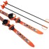 Лыжный комплект детский NovaSport Team с палками в сетке (100/100) (12)
