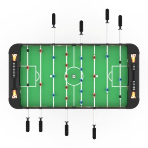 Игровой стол - футбол DFC INFERNO. Игровой стол-футбол для домашнего использования. Боковые стороны из МДФ ламинированным ПВХ высотой 19,5 см и толщиной 12 мм. Стороны со стороны игроков высотой 19,5 см и толщиной 9 мм. Телескопические стержни диаметром 1