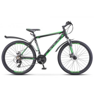 Велосипед Stels Navigator 620 MD V010 Чёрный/Зелёный/Антрацит (LU088804)