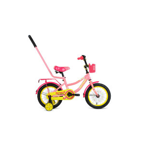 Велосипед, предназначенный для детей в возрасте от двух до четырех лет, без переключения передач. 

Технические особенности: 

Стальная рама, жесткая стальная вилка, одинарные обода, ножные педальные тормоза, полная защита цепи, съемные боковые колеса, дл