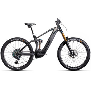 Велосипед CUBE STEREO HYBRID 160 SLT 625 27.5 Nyon (carbon'n'prizmblack) 2021
