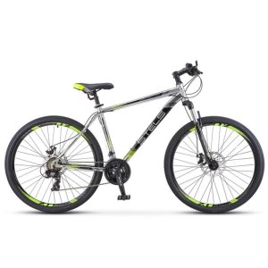 Велосипед Stels Navigator 700 MD F010 Черный/Зеленый 27.5 (LU092626)