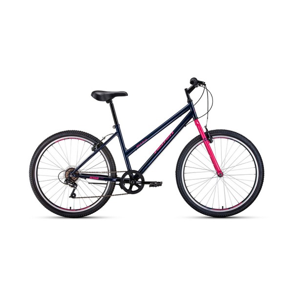 Велосипед 26' Altair MTB HT 26 Low 6 ск Темно-синий/Розовый 19-20 г