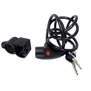 Трос-замок 87109 (1500мм) d 8mm
Велосипедный стальной спиральный трос-замок
Диаметр сечения 8 мм
Длина 1,5 метра
В комплекте два ключа и крепление на велосипед