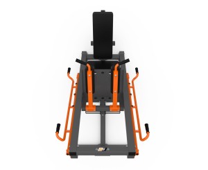 Жим ногами STONERISE DLP02.
Размер основной рамы и верхней соединительной трубы 70 х 50 х 2 мм - это главное отличие моделей DLP.
Технические характеристики.
Количество посадочных мест: 2.
Максимальная нагрузка: 300 кг.
Общая нагрузка на кронштейны для х