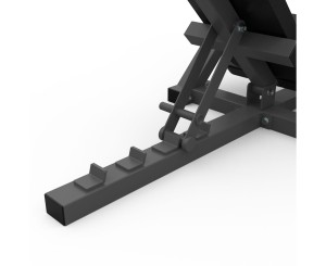 Жим ногами STONERISE DLP02.
Размер основной рамы и верхней соединительной трубы 70 х 50 х 2 мм - это главное отличие моделей DLP.
Технические характеристики.
Количество посадочных мест: 2.
Максимальная нагрузка: 300 кг.
Общая нагрузка на кронштейны для х