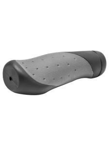 Грипсы XH-G36B 125 мм чёрно-серые/150144. Грипсы XH-G36B, анатомический дизайн, изготовлены из термопластичной резины, отличающейся повышенной износостойкостью и противоскользящими свойствами. Длина 125 мм. Велоручки или грипсы для велосипеда служат для в