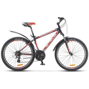 Велосипед Stels Navigator 630 V V010 Черный/Серебро/Красный