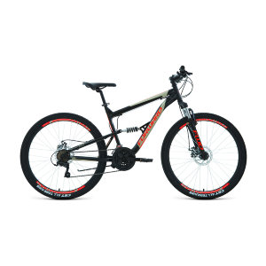 Горный велосипед Forward Raptor 27,5 2.0 disc Черный/Красный 2021 года.