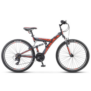 Велосипед Stels Focus 26' V 18 sp V030 Оранжевый/Черный (LU086305)