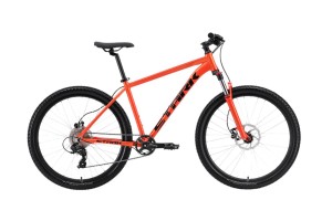 Велосипед Stark'24 Hunter 27.2 HD рыжий металлик/черный