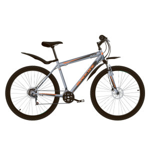 Велосипед Black One Onix 26 D серый/серый/оранжевый 2019-2020
