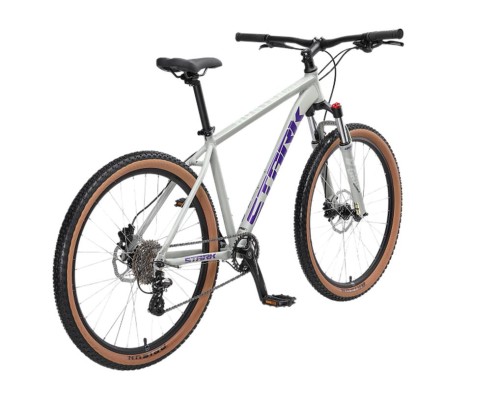 Велосипед Stark'24 Hunter 27.3 HD серый/фиолетовый