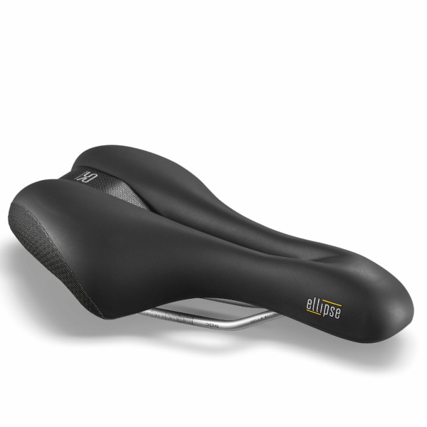 Седло вело SELLE ROYAL 266х163мм Ellipse Athletic черное/02-300252