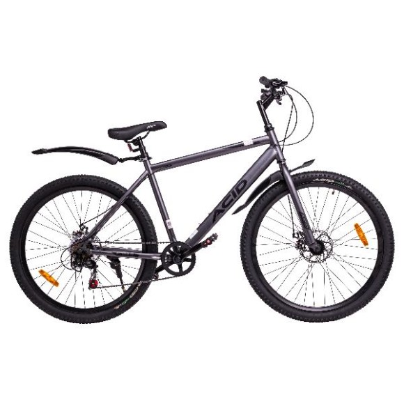 Велосипед 27,5' ACID F 730 D Gray Flat/Black Велосипед 27,5' ACID F 730 D Gray Flat/Black