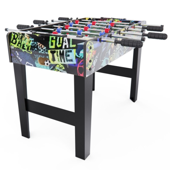 Игровой стол DFC Athletic 36" — компактная модель настольного футбола, идеально подходящая для домашних развлечений. Благодаря оптимальным габаритам, стол легко впишется даже в небольшое помещение, не занимая много места, и подарит яркие эмоции детям и вз Игровой стол DFC Athletic 36" — компактная модель настольного футбола, идеально подходящая для домашних развлечений. Благодаря оптимальным габаритам, стол легко впишется даже в небольшое помещение, не занимая много места, и подарит яркие эмоции детям и вз