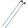 Палки для скандинавской ходьбы BERGER Blade, 77-135 см, 2-секционные, синий/красный/желтый