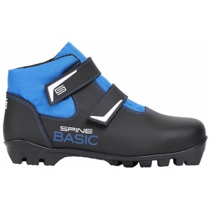 Ботинки лыжные Spine Basic 242 NNN. 
Серия, в которую входят эти ботинки, называется Touring. 
Ботинки лыжные NNN – это современные лыжные ботинки для беговых лыж, подошва которых предусмотрена для современных системных креплений типа NNN. 
Лыжные ботинки