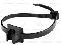 Держатель пластиковый HK-26 Alligator гидролинии с хомутом на раму/430016