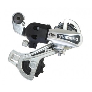 Переключатель задний Shimano Tourney TY21-B GS 6ск крепление на болт серебро б/уп ARDTY21BGSDS