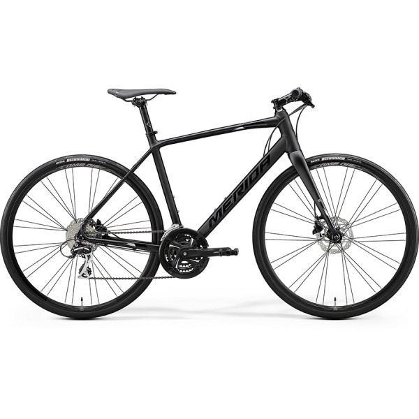 Велосипед Merida Speeder 100 MattBlack/GlossyBlack/Silver 2020