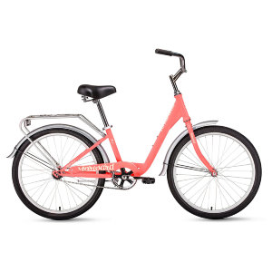 Велосипед для подростков Forward Grace 24 (2020) создан для юных гонщиц ростом от 125 до 155 см. 
 
 Имеет в своей основе качественную стальную раму Hi-Ten, нескладная, оптимальную для увлекательных велопрогулок. 
 Мягкое седло FWD Lady Comfort является з