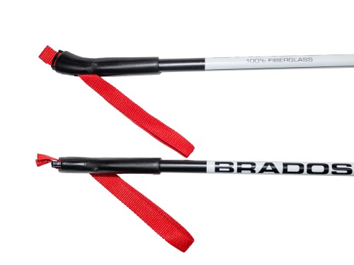 Палки STC 110 Brados Sport Composite JR Red 100% стекловолокно