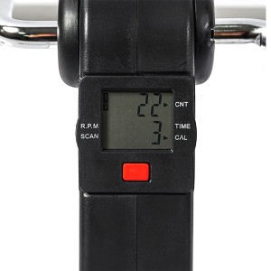 Велотренажер мини DFC B813
Самый простой и надежный мини-велотренажер для домашних тренировок.
Идеально подходит для тренировки рук и ног.
Широкие педали с регулируемыми ремешками.
Быстро изменить нагрузку во время тренировки можно с помощью механическо