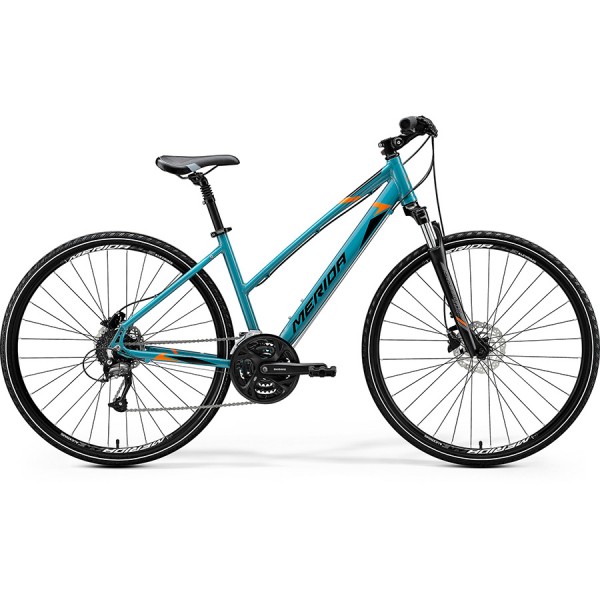 Велосипед Merida Crossway 40 Lady GlossyTeal/Black/Orange 2020
