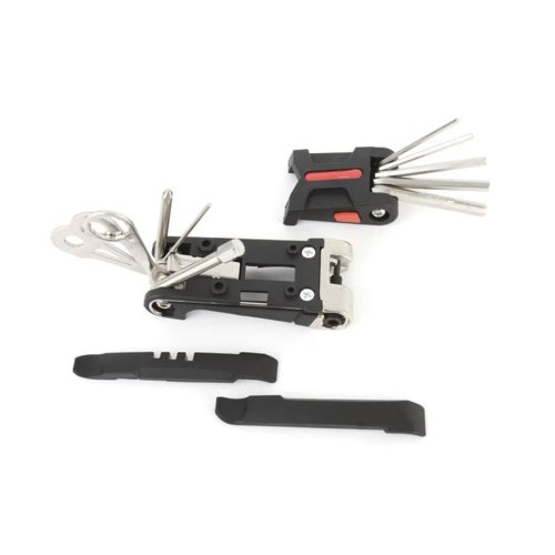 Набор велоинструментов KL-9820А (19 ключей,ремкомплект,монтаж шин,ключ цепь,ключ спицы)