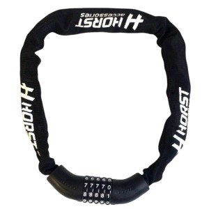 Цепь-Замок HORST 6х900мм кодовый черный (09-100244)