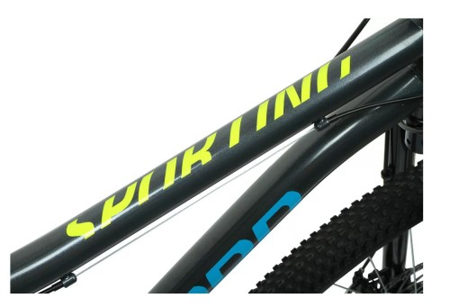 Велосипед 29' Forward Sporting 29 X D Темно-серый/Зеленый 2022 г.