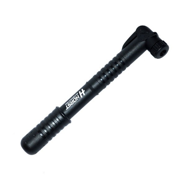 Насос велосипедный HORST H04/9-150004. Велосипедный насос HORST H04 - крайне компактный, размеры 23х230 мм, легкий и достаточно производительный велонасос, с помощью которого можно быстро и легко накачать покрышку велосипеда. Компактные размеры велосипедн Насос HORST H04 (9-150004)