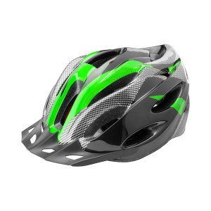 Шлем защитный FSD-HL021 (out-mold) L (58-60 см) чёрно-зелёный/600123